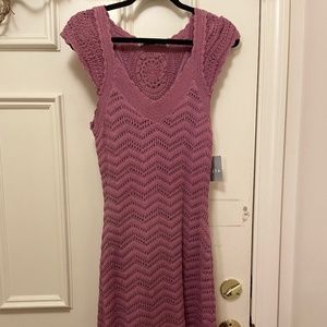 Athleta Horseshoe Bay Crochet Lined Dress